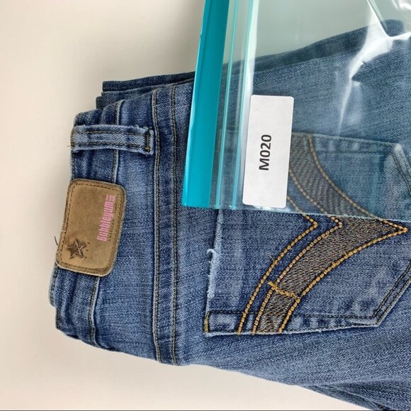BUBBLEGUM American Flavour Y2K Mid Rise Straight Leg Jeans size 3/4 - Picture 10 of 10